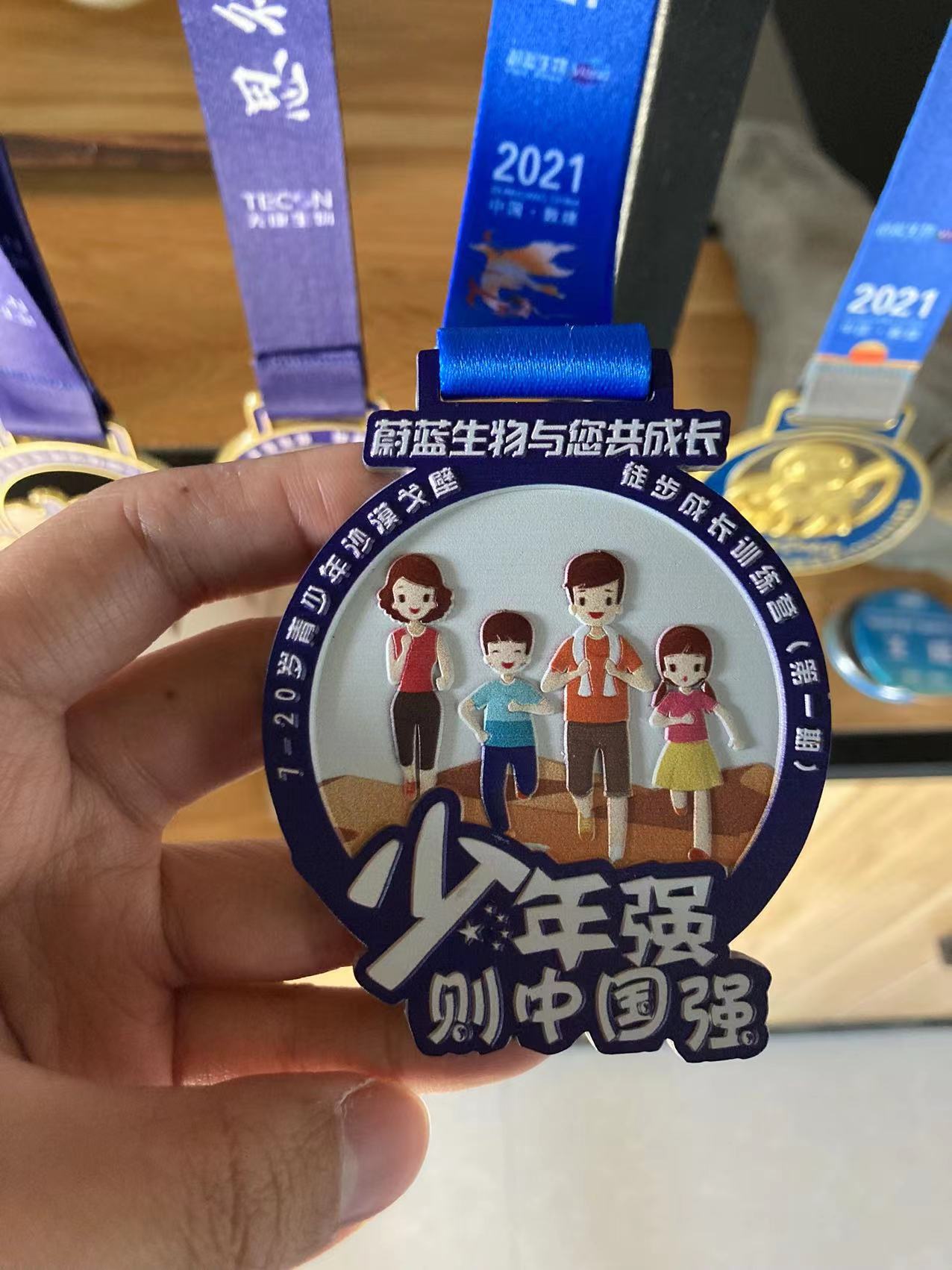 戈壁徒步奖牌